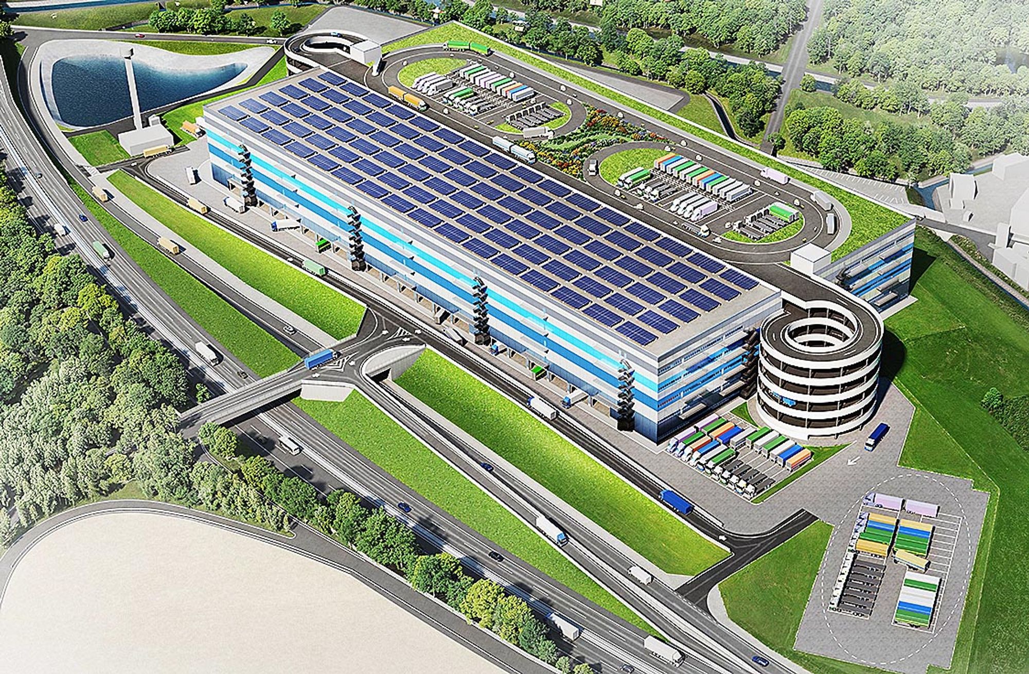 三菱地所、インターチェンジ直結の次世代基幹物流施設　愛知県日進市に整備